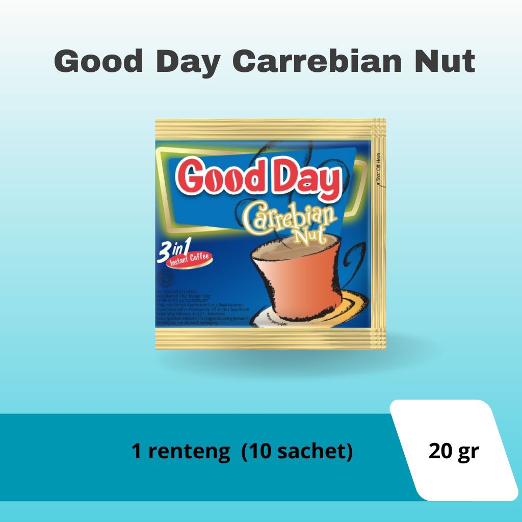 Jual Good day 1 renteng isi 10 sachet promo grosir 20g | Shopee Indonesia