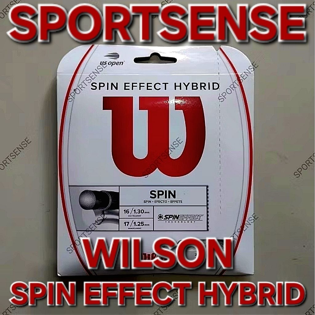 Jual Senar Raket Tenis Tennis Strings Wilson Spin Effect Hybrid ...