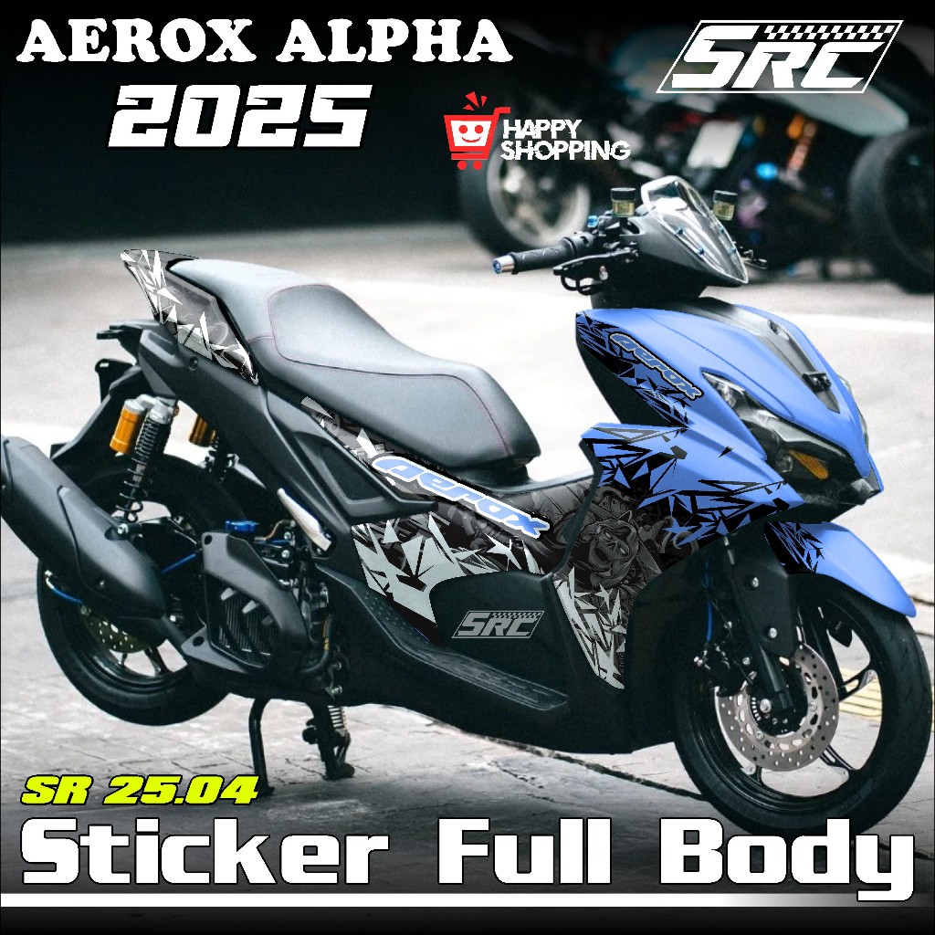 Jual COD Sticker Yamaha Aerox Alpha Turbo Full Body Tahun 2025 2026 ...