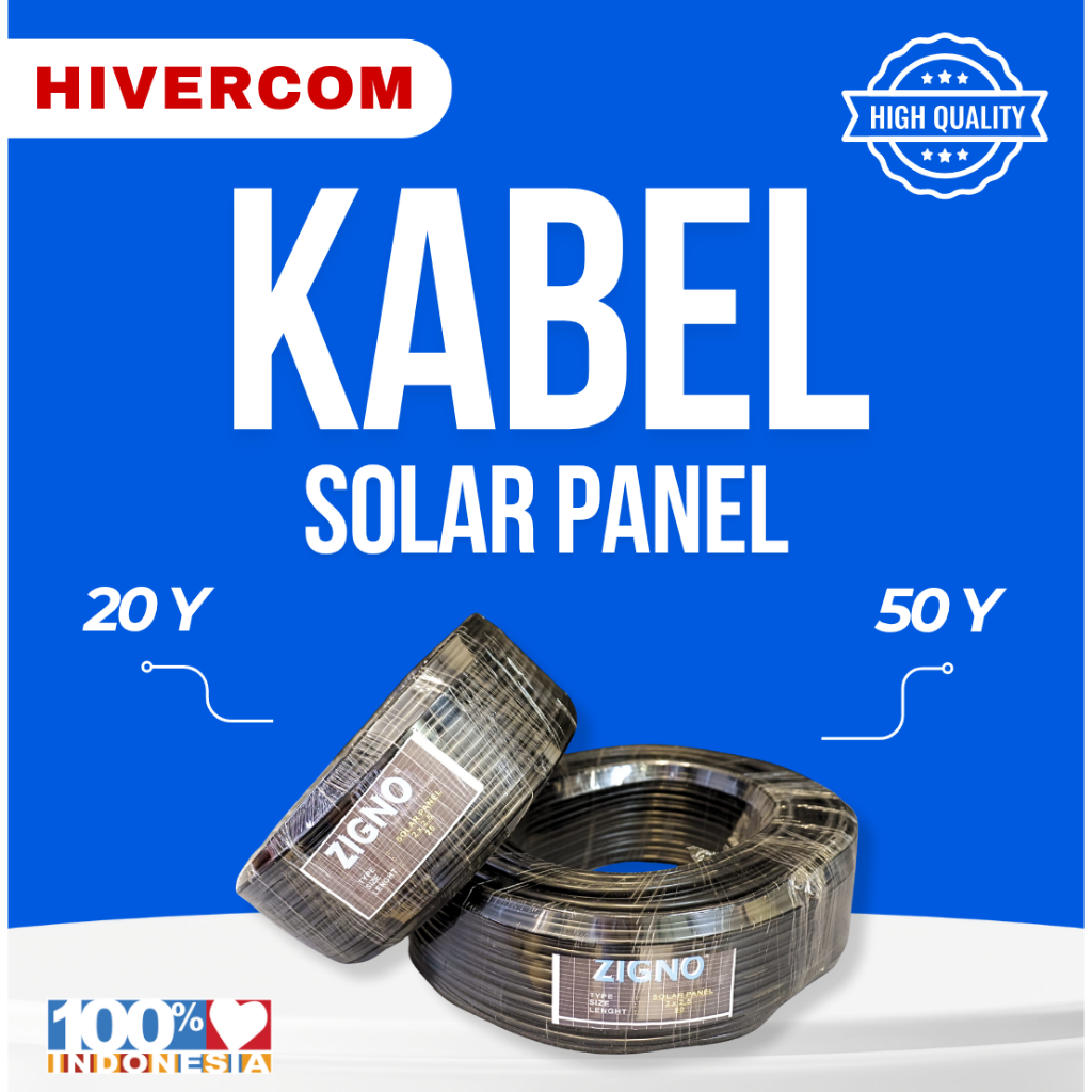 Jual ZIGNO Kabel Solar Panel 2x2.5mm 20Y/50Y | Shopee Indonesia