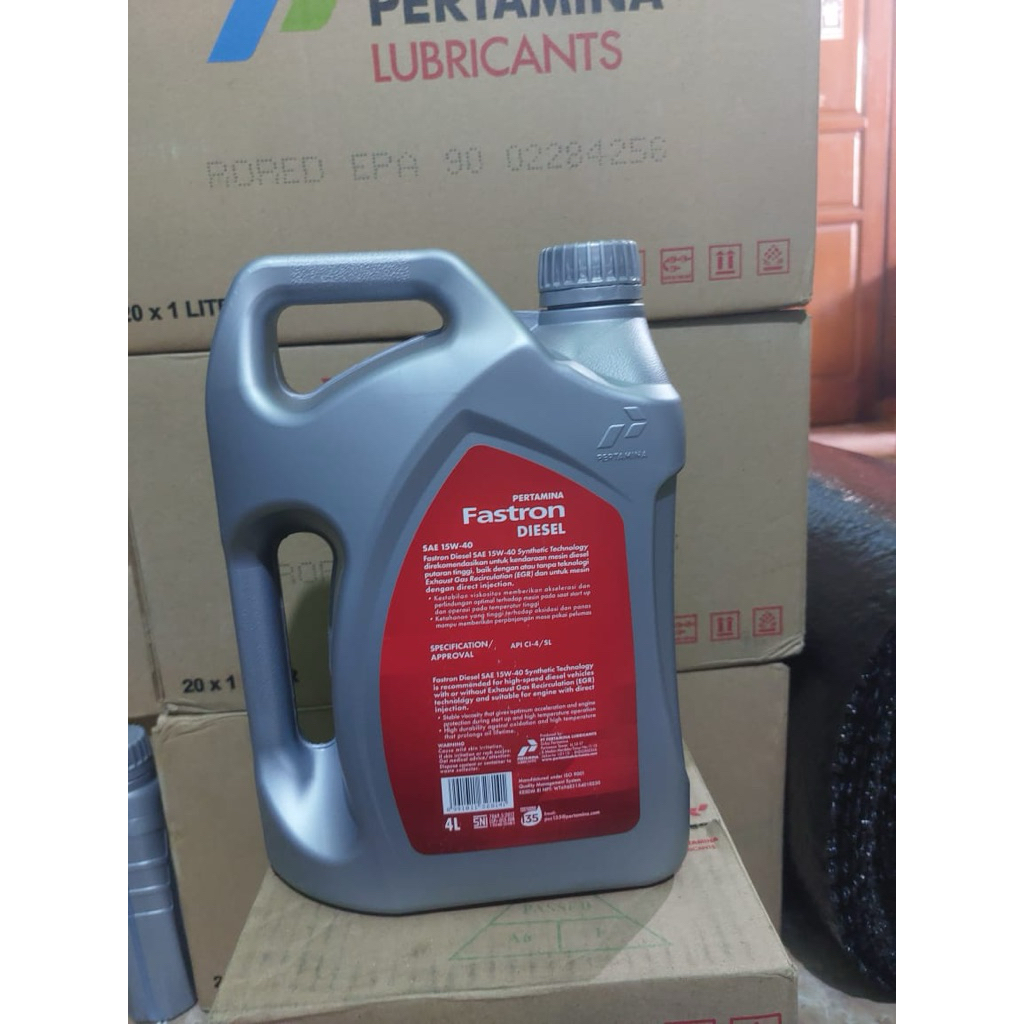 Jual FASTRON DIESEL OLI MESIN 4 LITER SAE 15W-40 | Shopee Indonesia