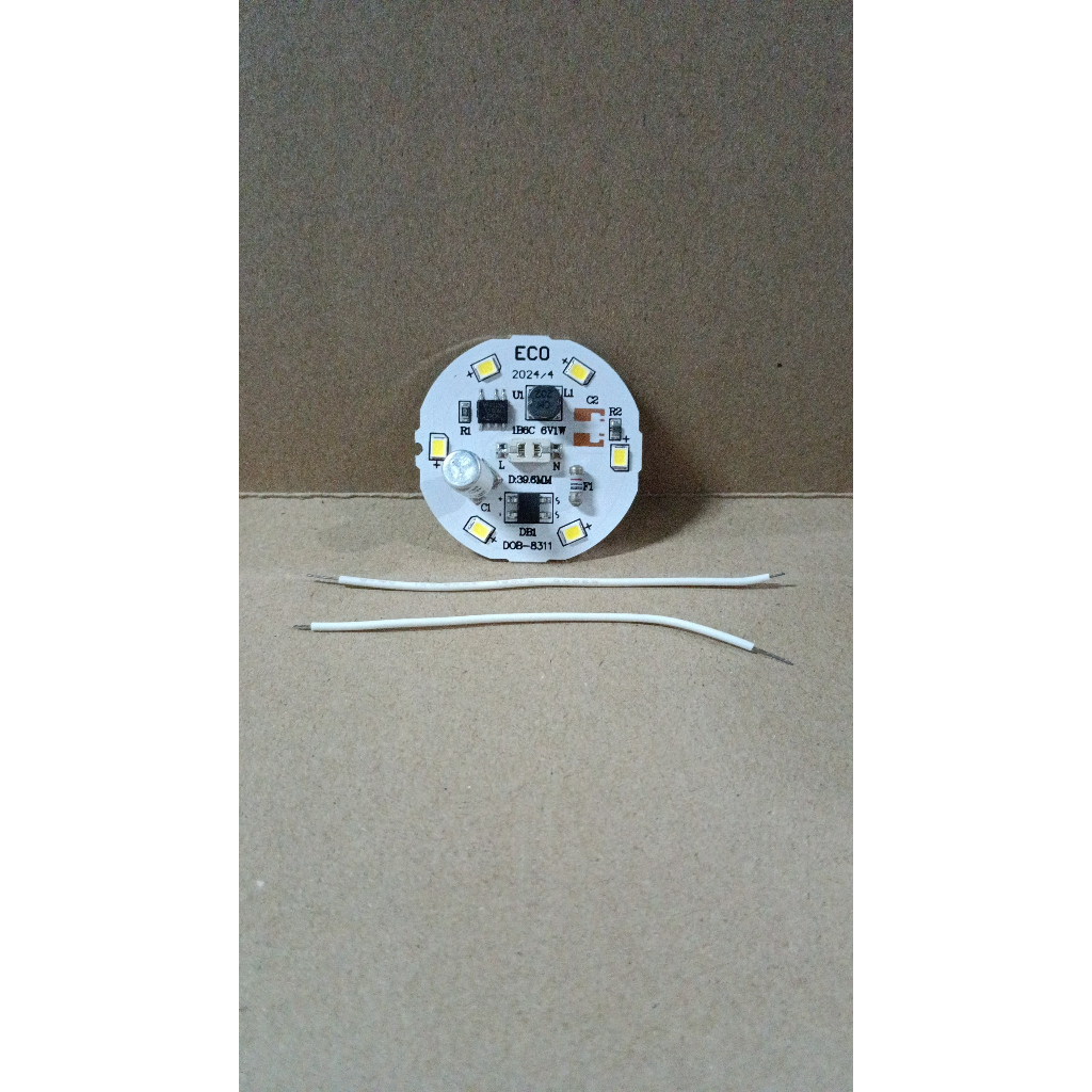 Jual 9040 komponen pcb lampu led pln rakitan 220v ac 7watt 7w 7 watt ...