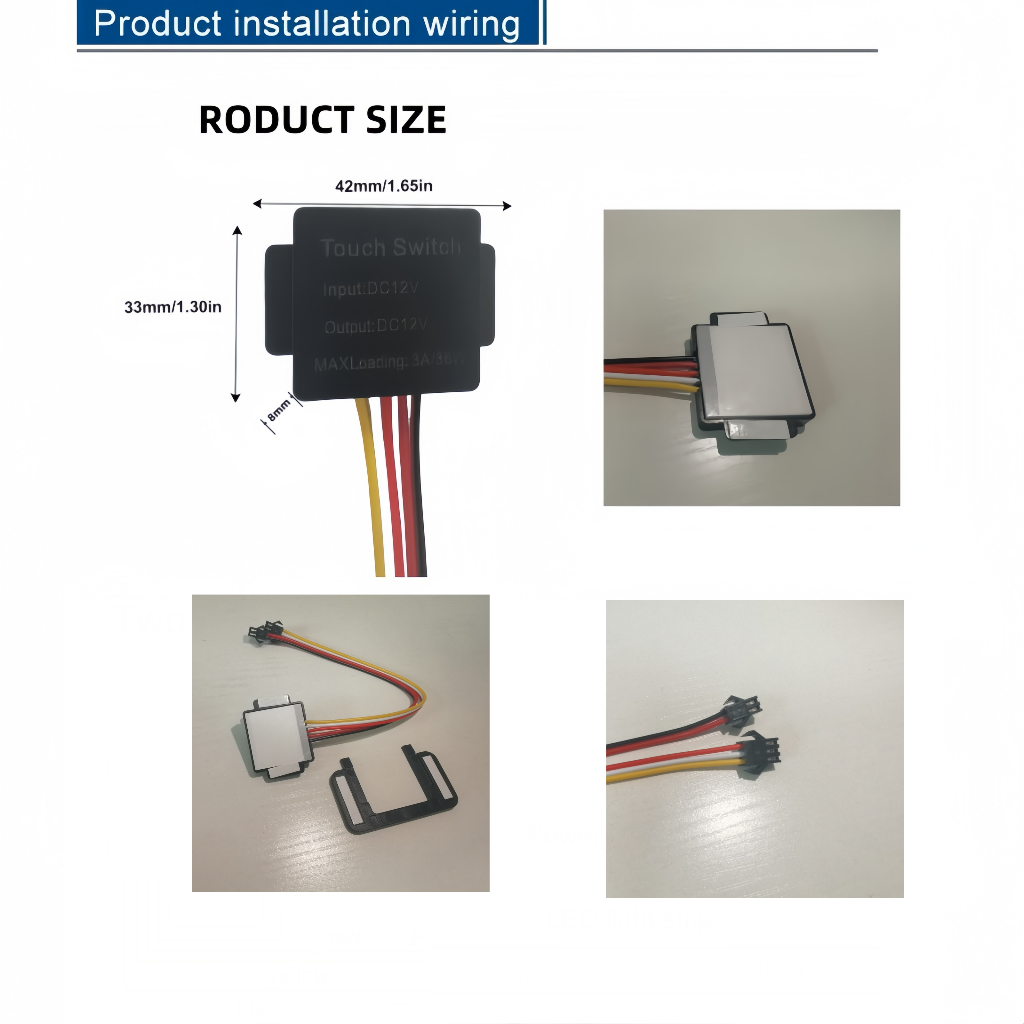 Jual Saklar Sensor Sentuh 5-12V Untuk Lampu LED Cermin Kamar Mandi ...