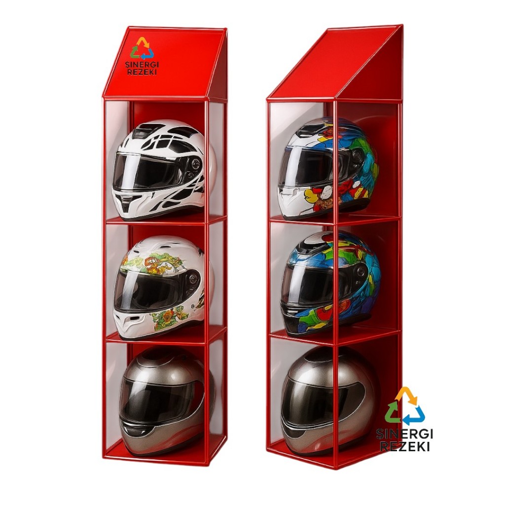 Jual RAK GANTUNG HELM 3 susun RAK SERBAGUNA | Shopee Indonesia