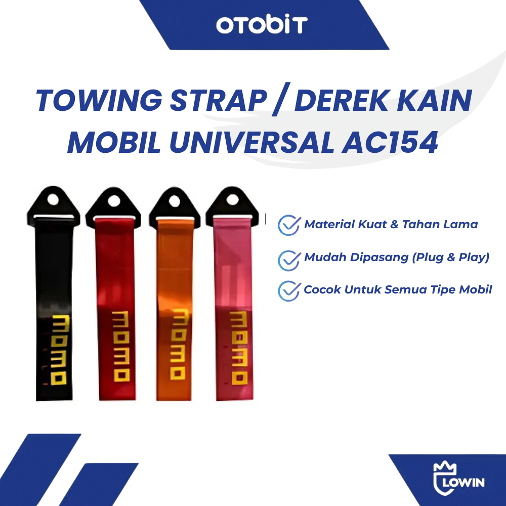 Jual Towing Strap Universal Towing Rope Kain Racing / Derek Kain Mobil ...