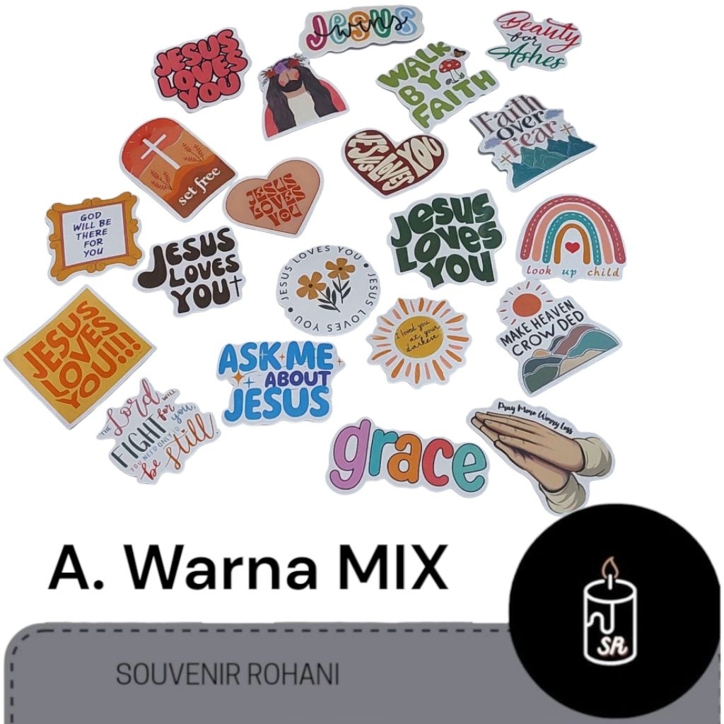 Jual 10 PCS STIKER ROHANI AYAT ALKITAB ANTI AIR / STIKER TUMBLR ...