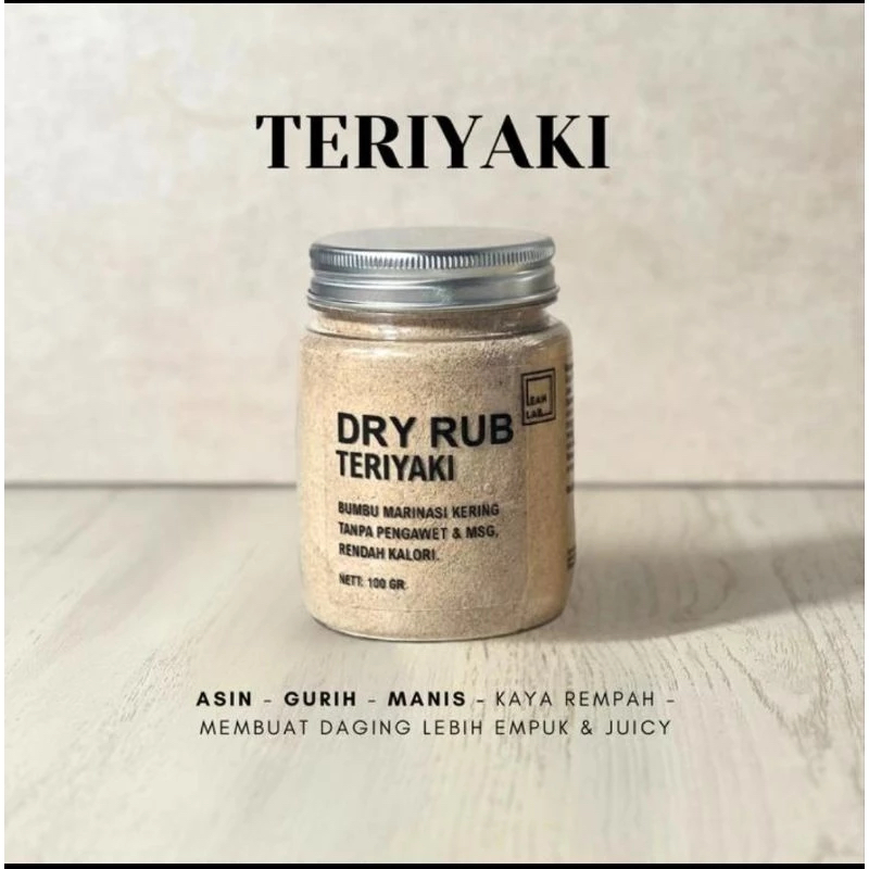 Jual Lean Lab Dry Rub 100g x1Bumbu Masak Marinasi Rendah Kalori Cocok ...