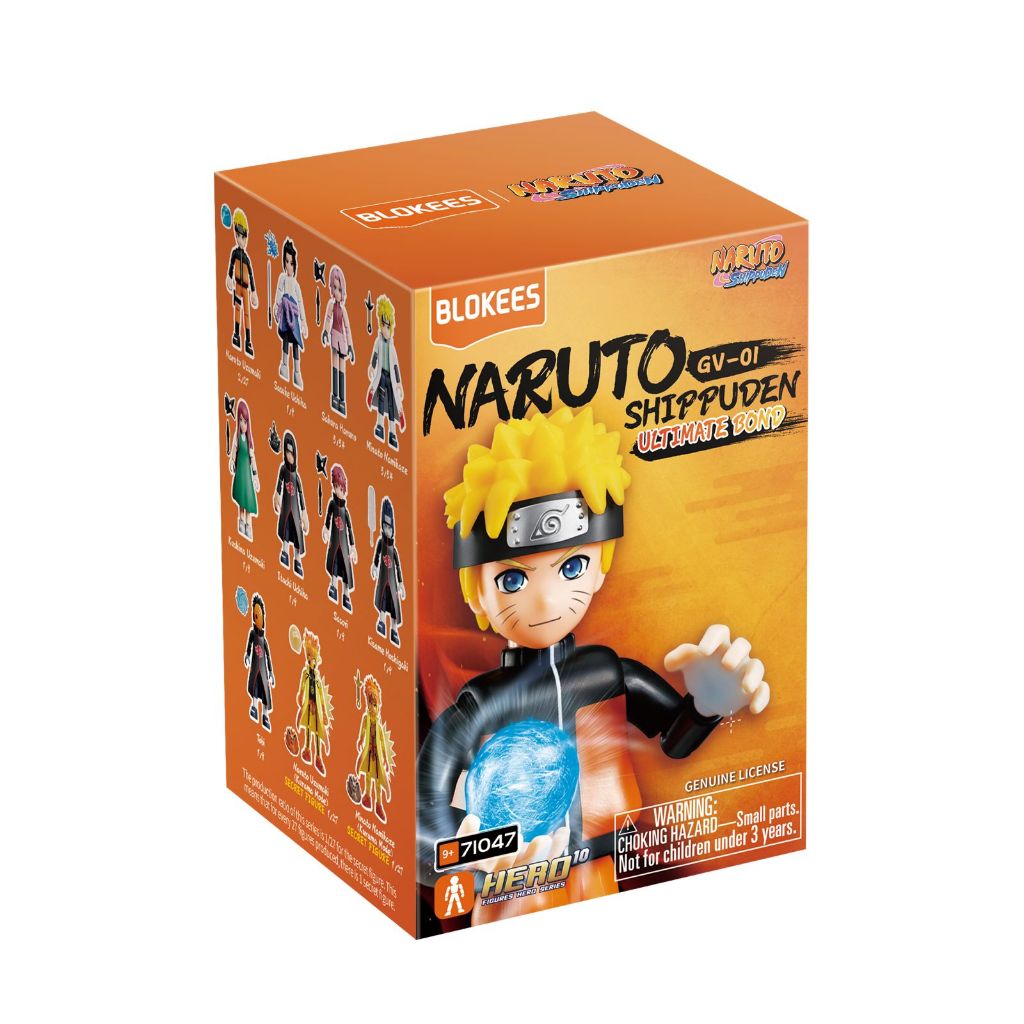 Jual BLOKEES Figures Naruto GV-03 Galaxy Version Heart of Ninja