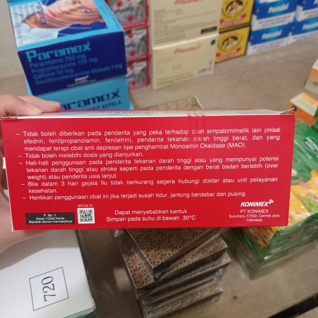 Jual Inza 1 Box isi 25 Strip / Inza Meringankan Gejala Flu / Ultraflu 1 ...