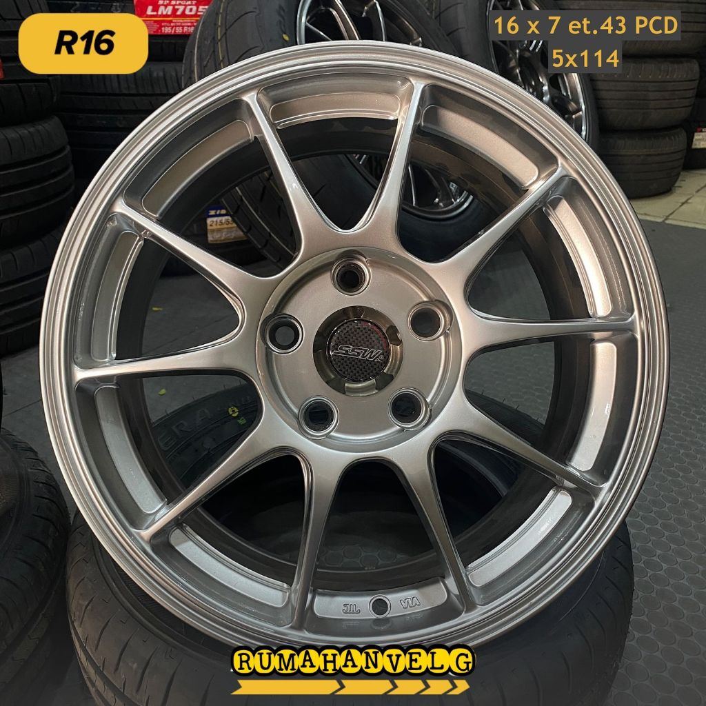 Jual velg racing TC105N SSW ORIGINAL THAILAND R16 LEBAR 7 PCD 5X114,3 ...
