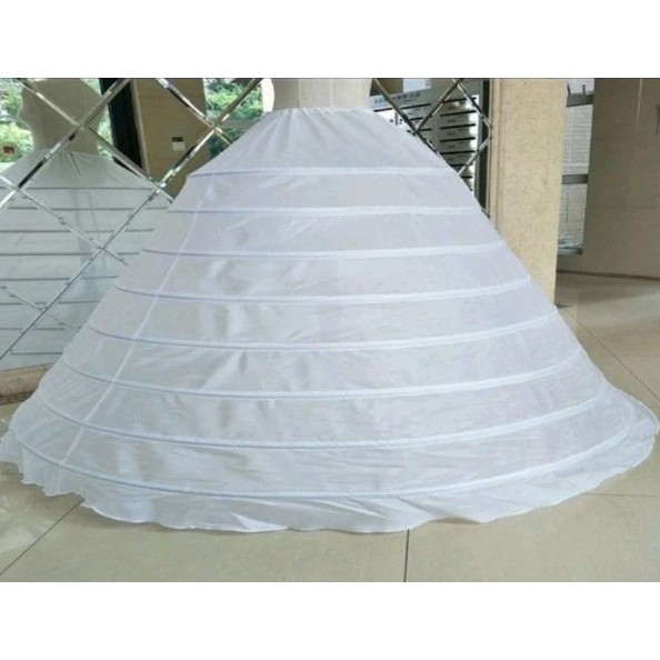 Jual PETTICOAT PETIKUT PETIKOT WEDDING DRESS 6 RING PENGEMBANG GAUN ...