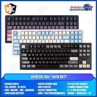 Jual WEIKAV WK87 - TKL - 80% - 3 MODE - VIA - Gasket - South Face RGB ...