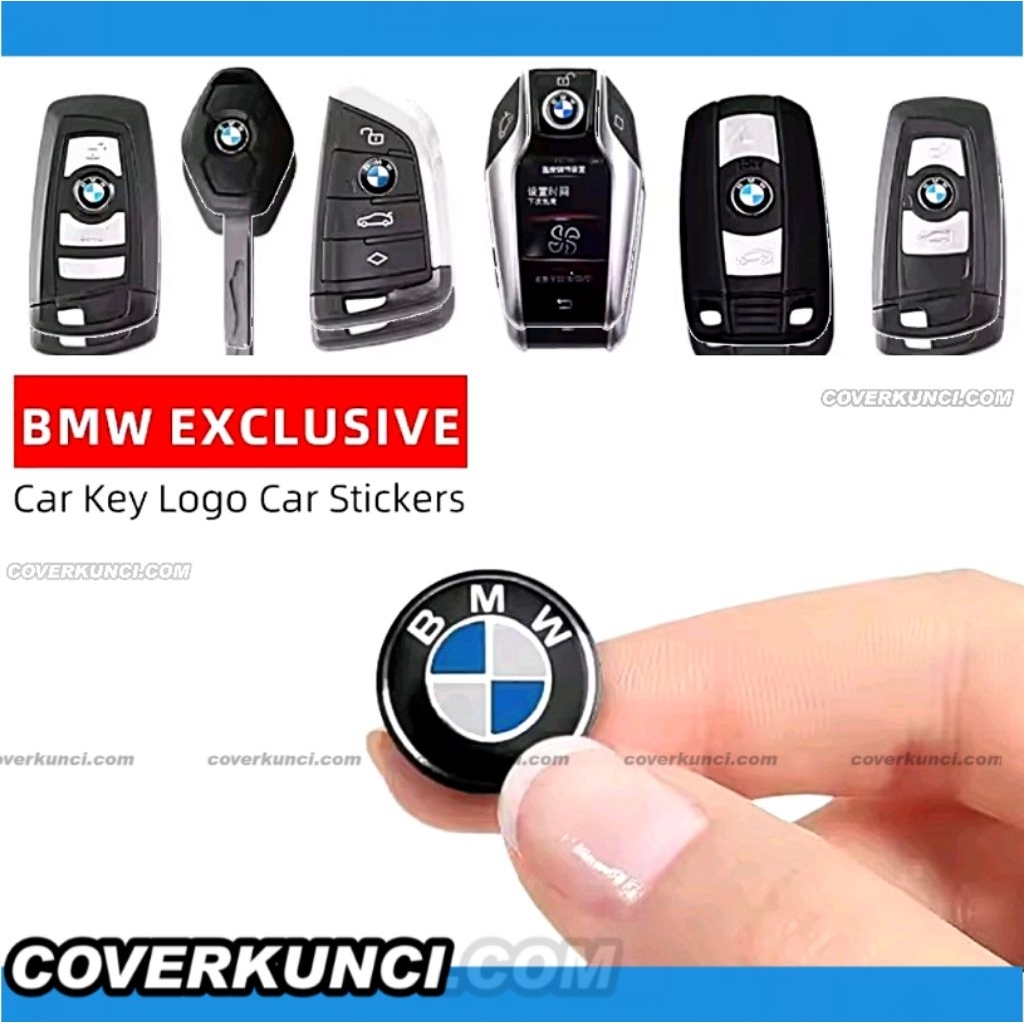 Jual BMW KEY STICKERS LOGO EMBLEM ( HQ ALU ) RUMAH KUNCI CASING KUNCI ...