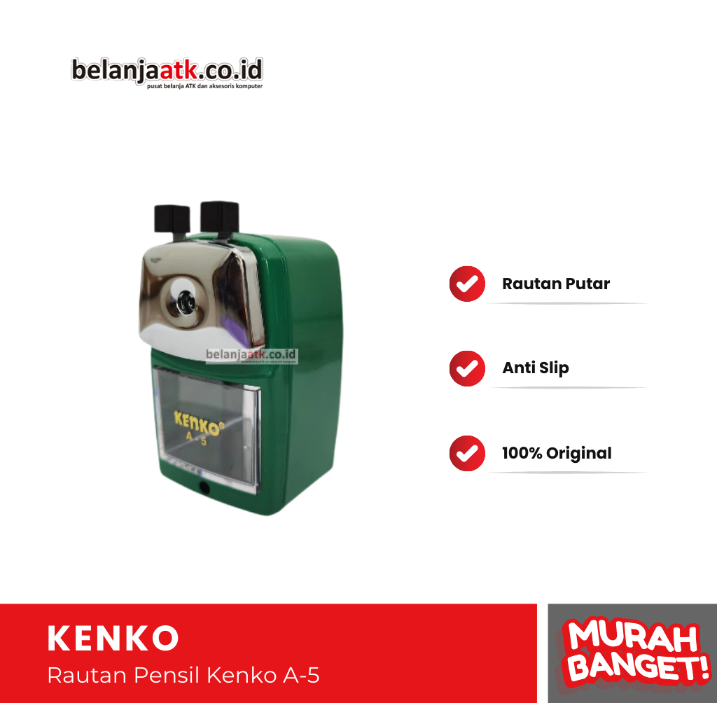 Jual Rautan Pensil Kenko A-5 / Sharpener | Shopee Indonesia