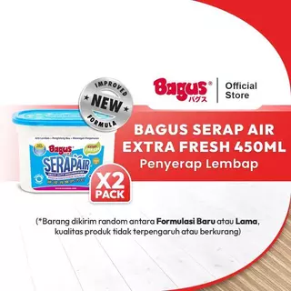 [Twin Pack] Bagus Serap Air Square Box Daya Serap 450 ml - Serap Lembab, Mencegah Ngengat dan Penjamuran