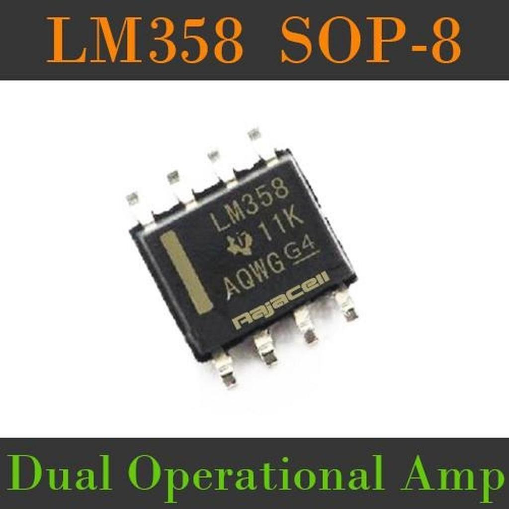 Jual LM358 Dual Opamp Double Operational Amplifier SMD SOP-8 | Shopee ...