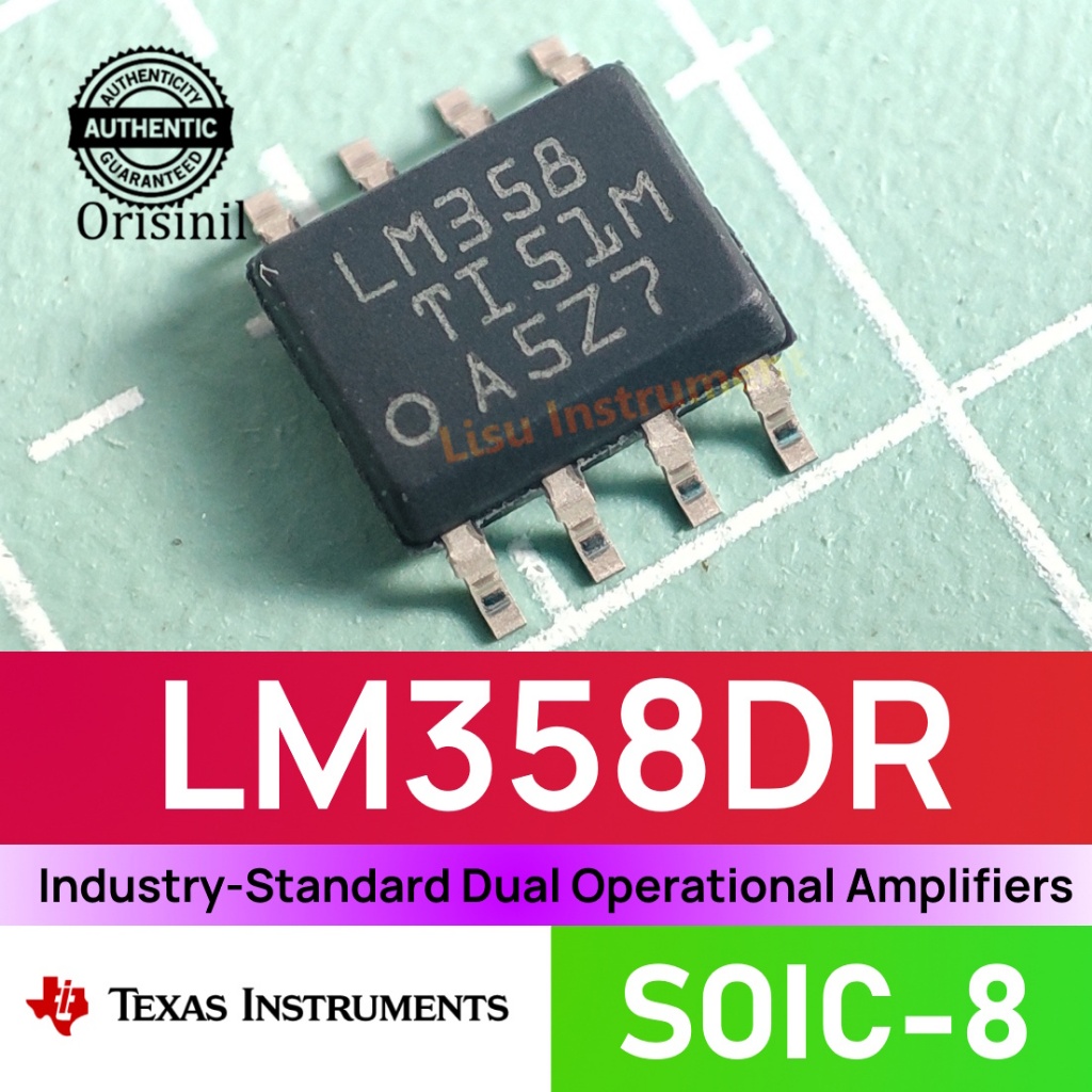 Jual LM358DR Dual Operational Amplifier LM358 SOIC-8 Texas Instrument ...