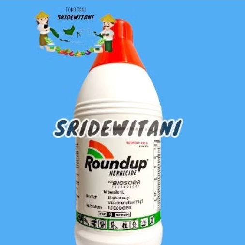 Jual ROUNDUP 486SL 1 LITER ORIGINAL HERBISIDA PEMBASMI SEMUA RUMPUT ...