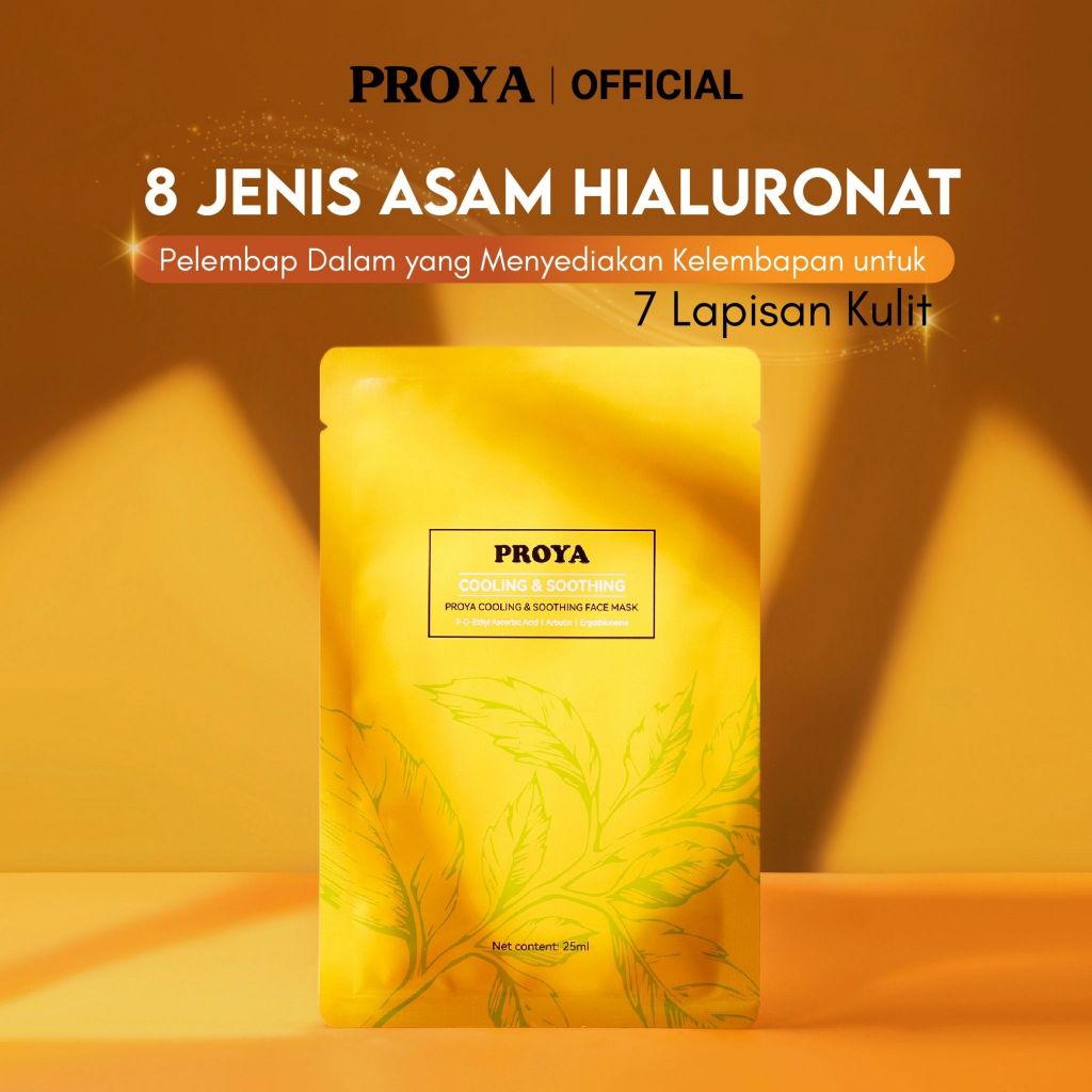 Jual PROYA 5X Vitamin C Mask Masker Wajah Mask Sheet Mencerahkan Kulit ...