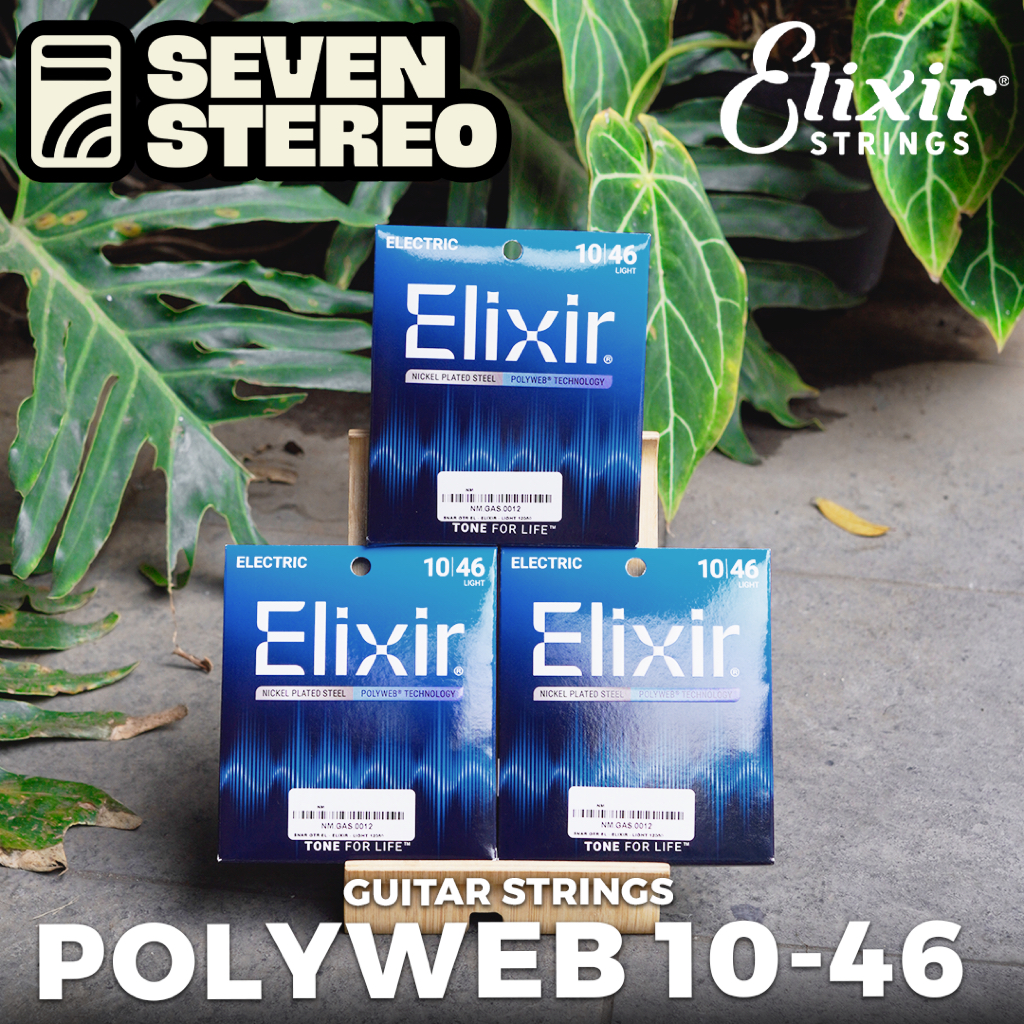 Jual Elixir 12050 Polyweb Coated 10 - 46 Electric Guitar String - Senar ...