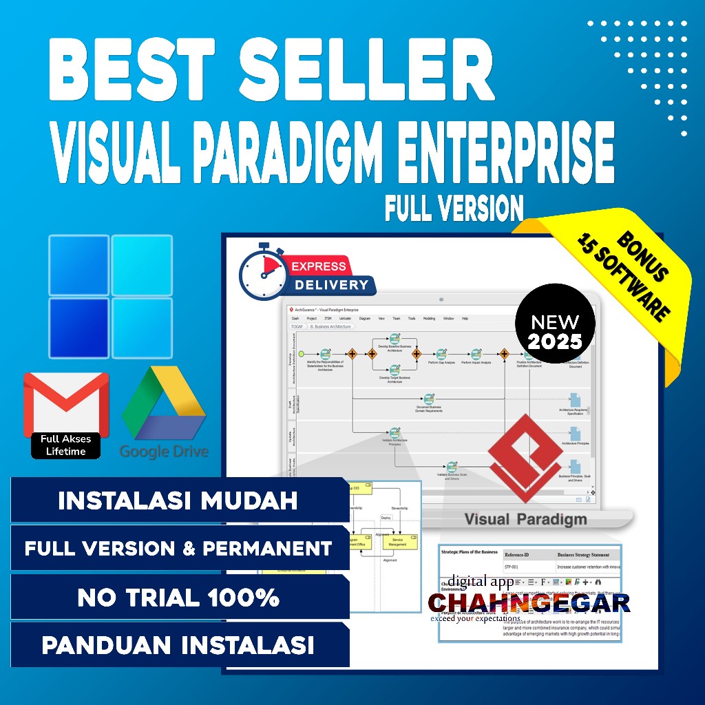 Jual Software Visual Paradigm Enterprise 2024 v17 Full | Shopee Indonesia