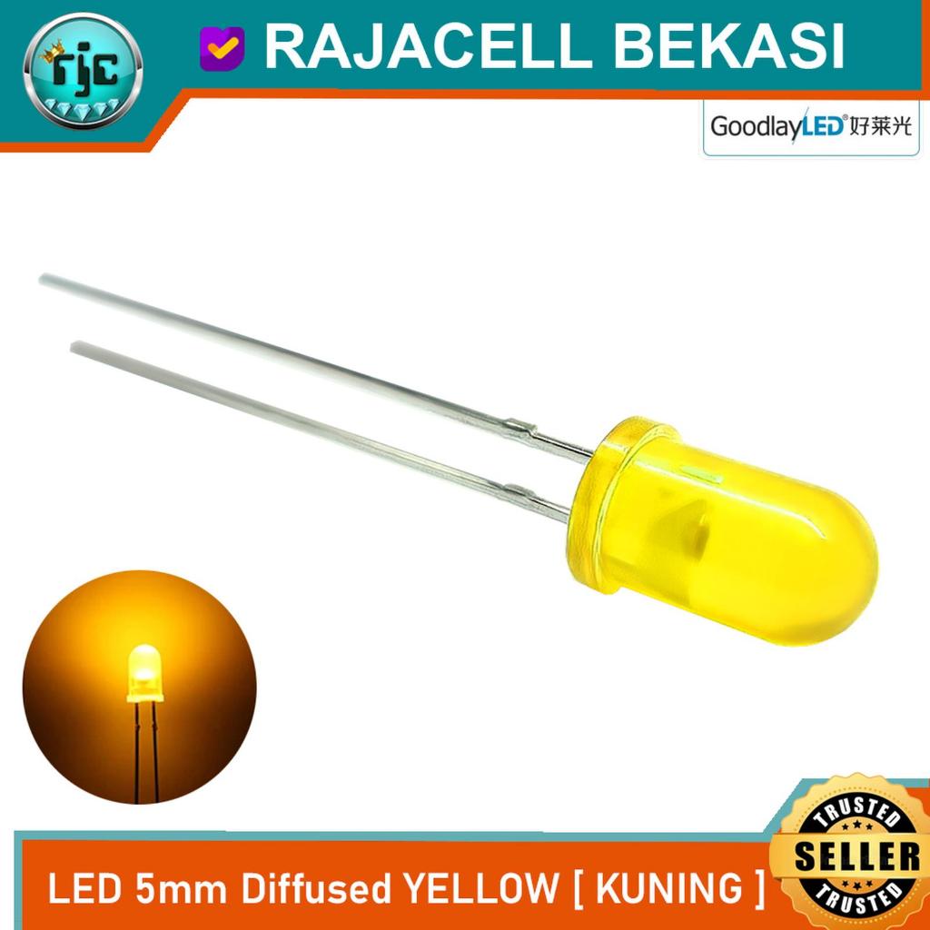 Jual LED 5mm Diffused Yellow Kuning lampu Led diode High Quality ...