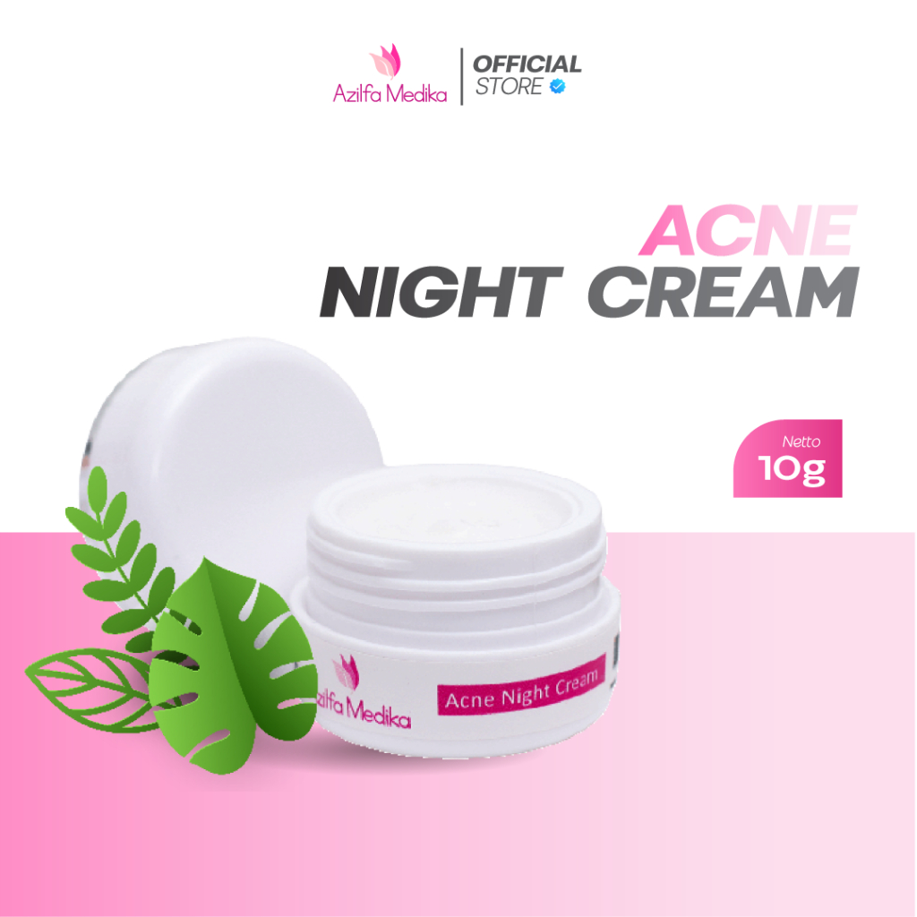 Jual Azilfa Medika Acne night cream ANC krim malam AMAN UNTUK BUMIL ...