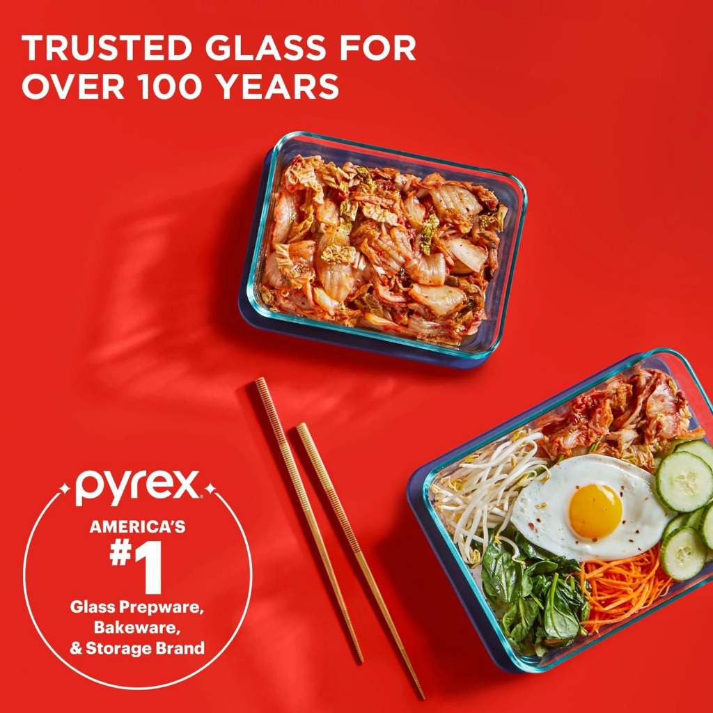 Jual PYREX Easy Grab Loyang Kaca dengan Tutup Plastik / Kotak Makan ...