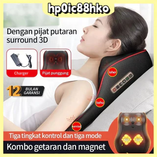 Bantal Pijat Elektrik Multifungsi Leher Punggung