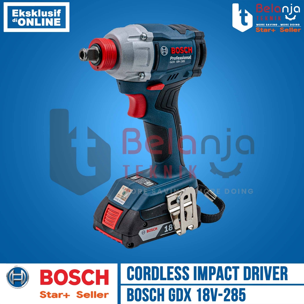 Jual Mesin Pembuka Baut Baterai Bosch GDX 18V-285 Impact Wrench Driver ...