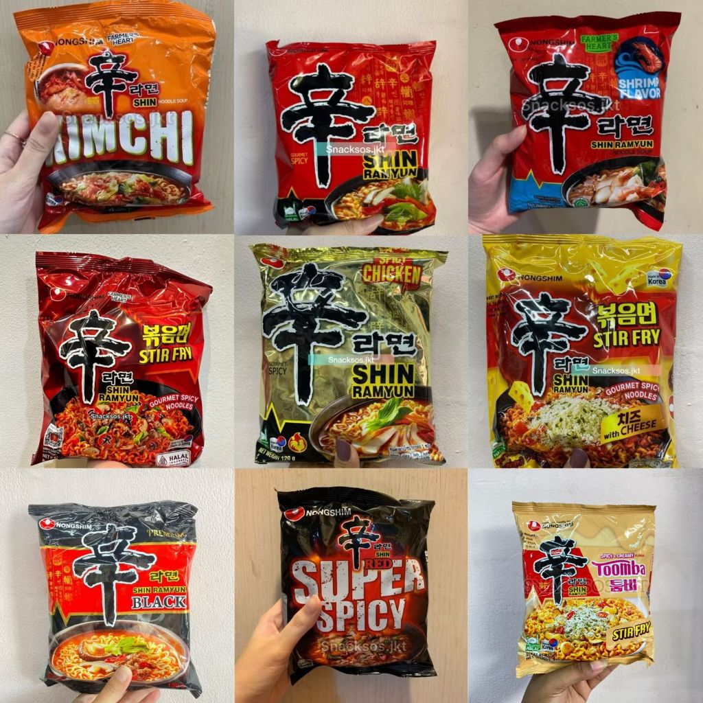 Jual NONGSHIM SHIN RAMYUN RAMYEON SPICY MUSHROOM / SHIN STIR FRY TOOMBA ...