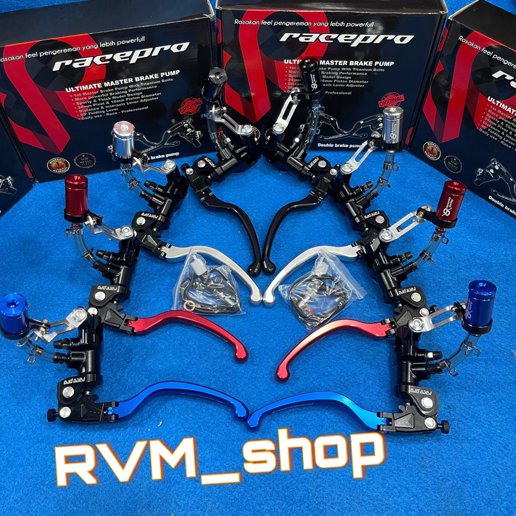 Jual MASTER REM RACEPRO V3 RADIAL 17MM DOUBLE TABUNG+SINGLE TABUNG XMAX ...