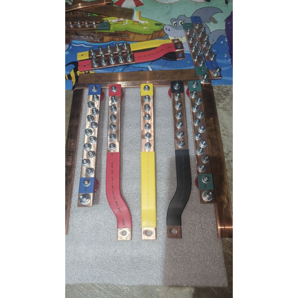 Jual BUSBAR 3×25 RSTN + GROUND PANJANG 30 CM UNTUK MCCB 200A | Shopee ...