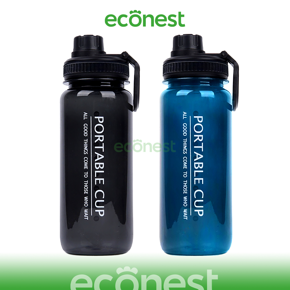 Jual Econest Botol Air Minum 1 Liter Portable Cup Botol Air Sporty ...