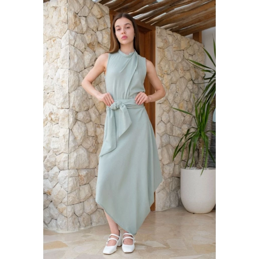 CARLA - HESTIA ASYMETRIC SKIRT WITH BELT 