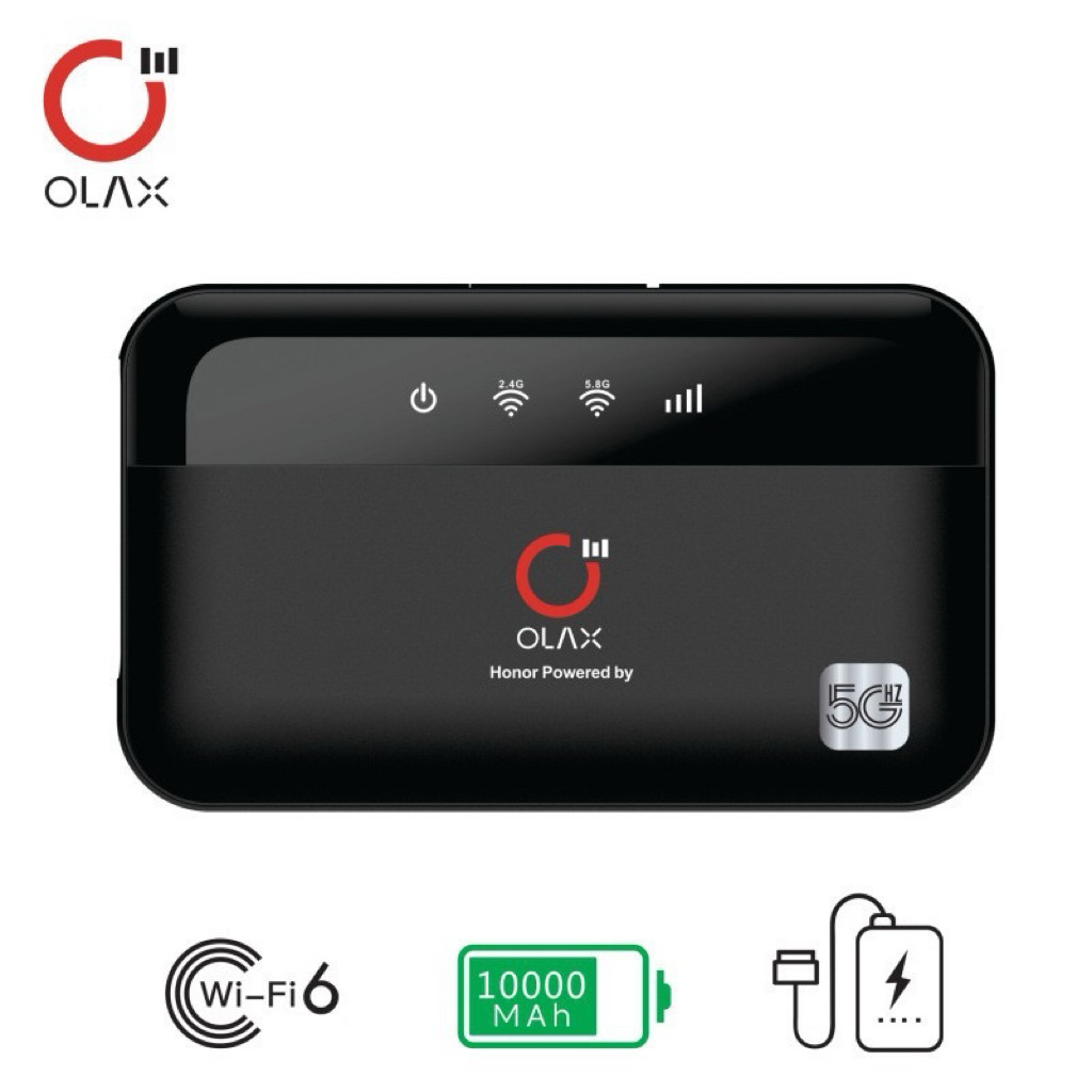 Jual modem olax M100 mifi portabel 4G LTE + Powerbank support semua ...