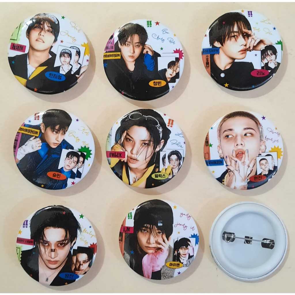 Jual PART-1 PIN BROS STRAYKIDS/Freebies Kpop Pin Bros Straykids ...