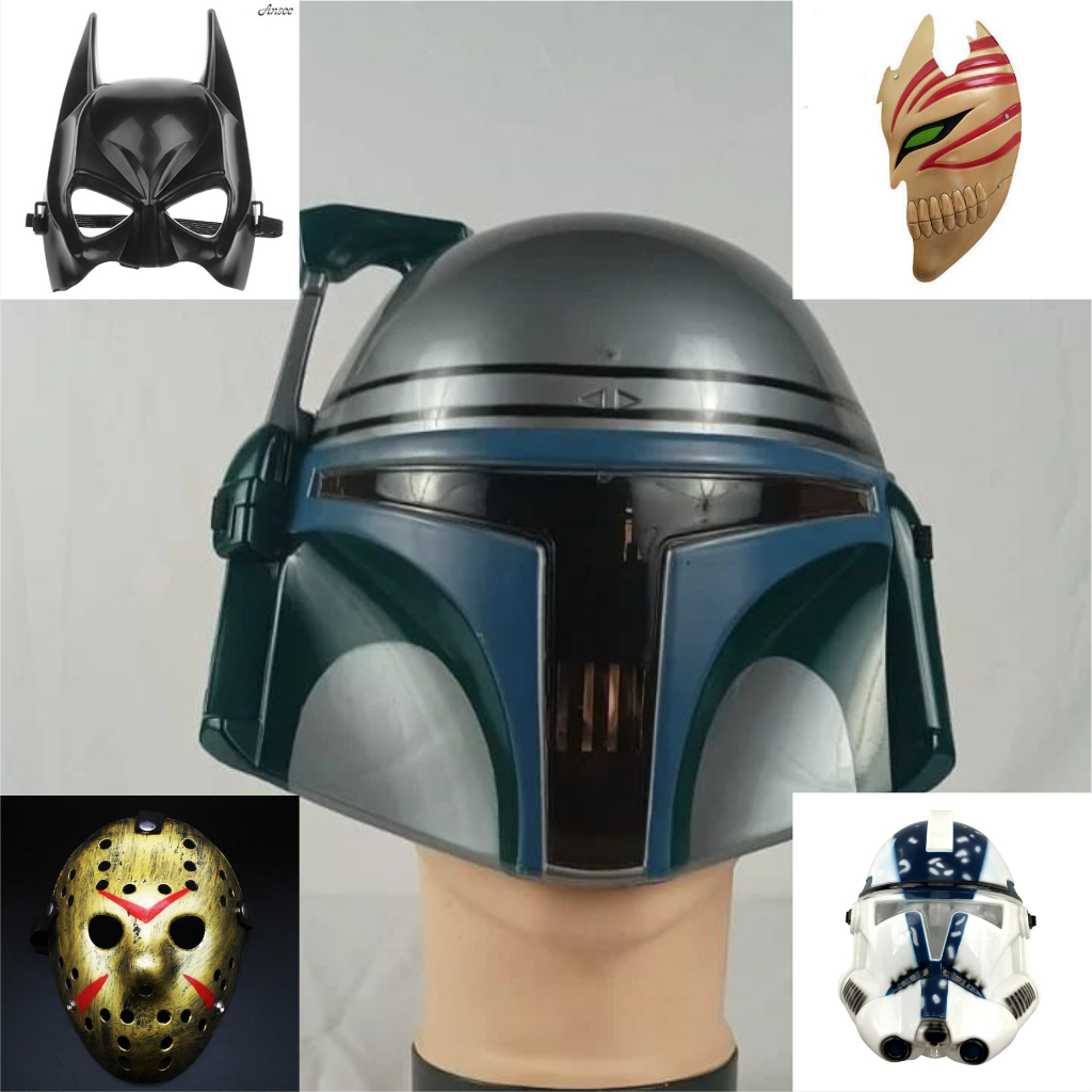 Jual Topeng Kostum Pesta Halloween Star Wars Jason Batman Bleach ...