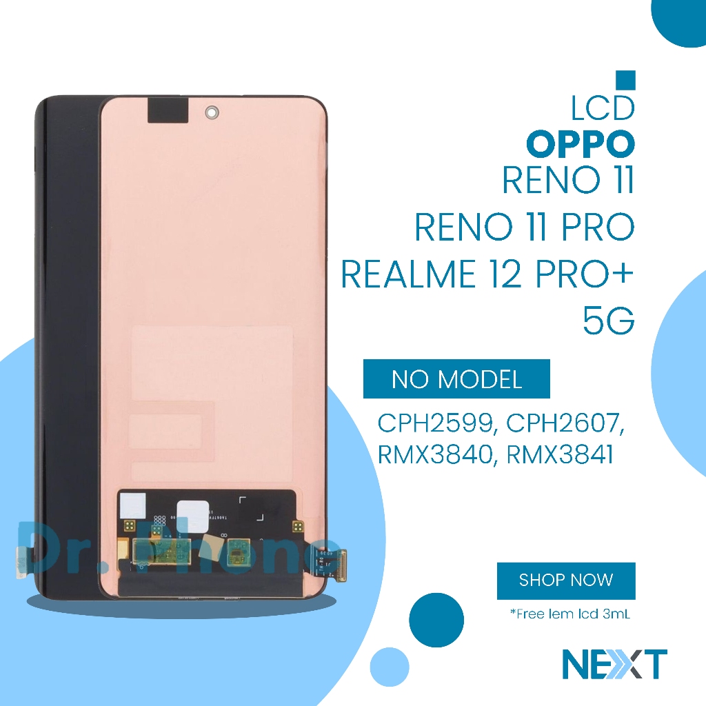 Jual LCD Oppo Reno 11 / Reno 11 Pro / Realme 12 Pro Plus (5G) - Finger ...