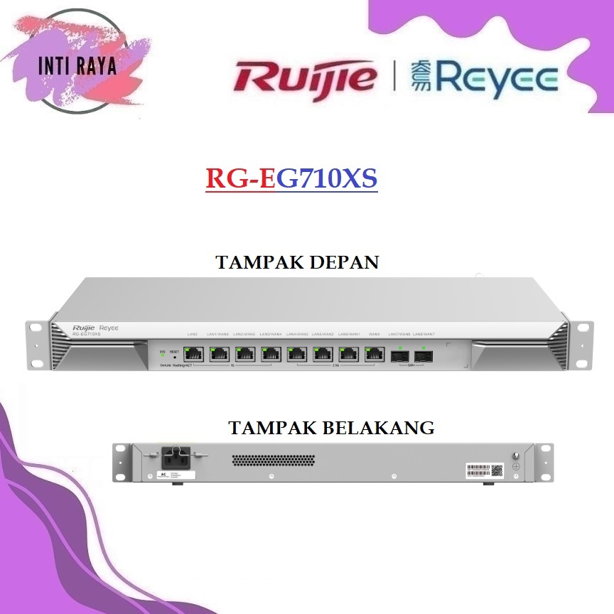 Jual RG-EG710XS 10-Port High-Performance Cloud Managed Router | Shopee ...