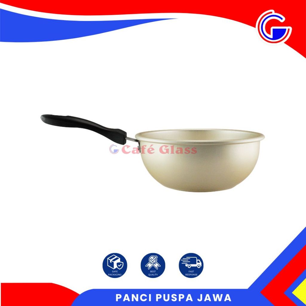 Panci Puspa 18 I Aluminium Jawa I Panci Masak Gagang Panjang I Panci Rebus I Masak Mie Gagang Satu