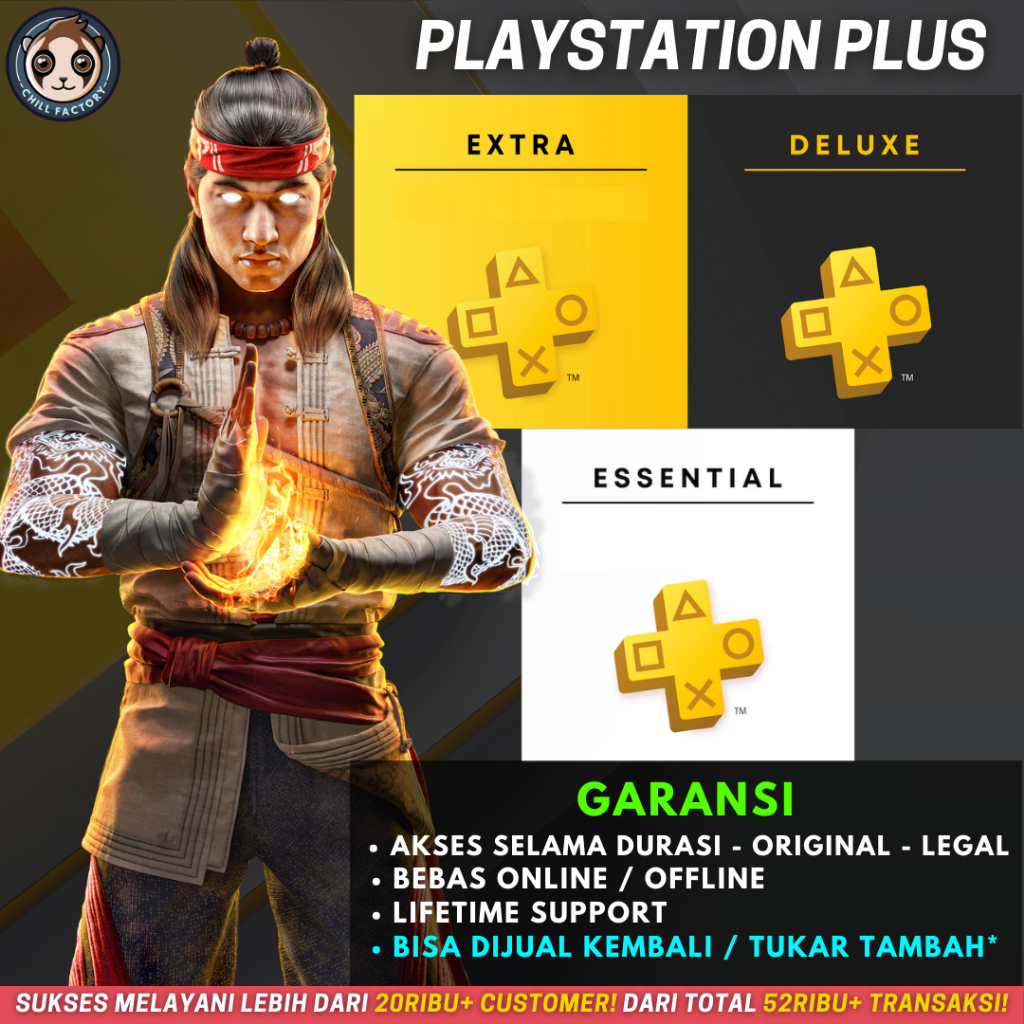 Jual PS Plus - PS + - PlayStation Plus - ESSENTIAL / EXTRA / DELUXE ...