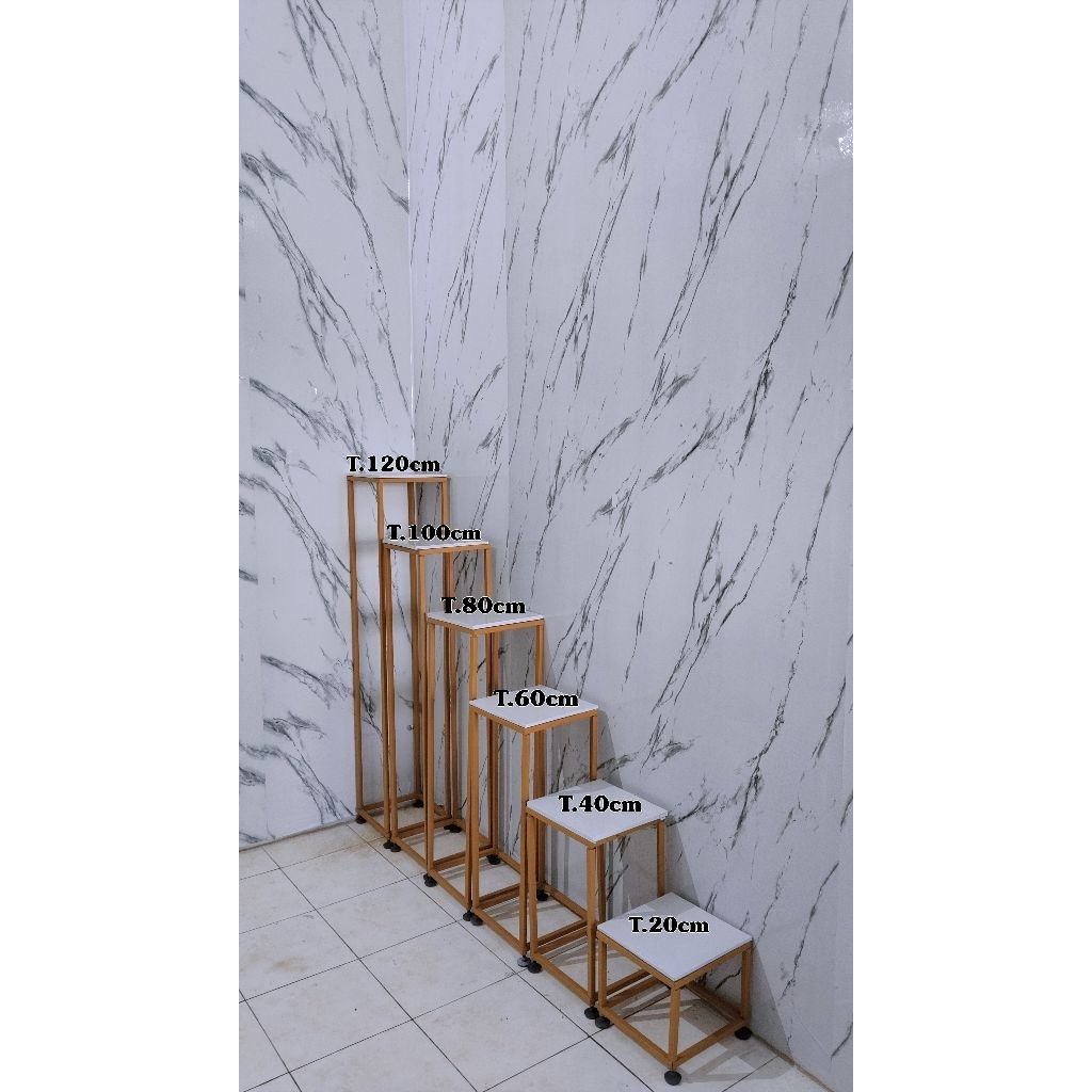 Jual standing besi dekorasi// tutup dekorasi// stand flower besi ...