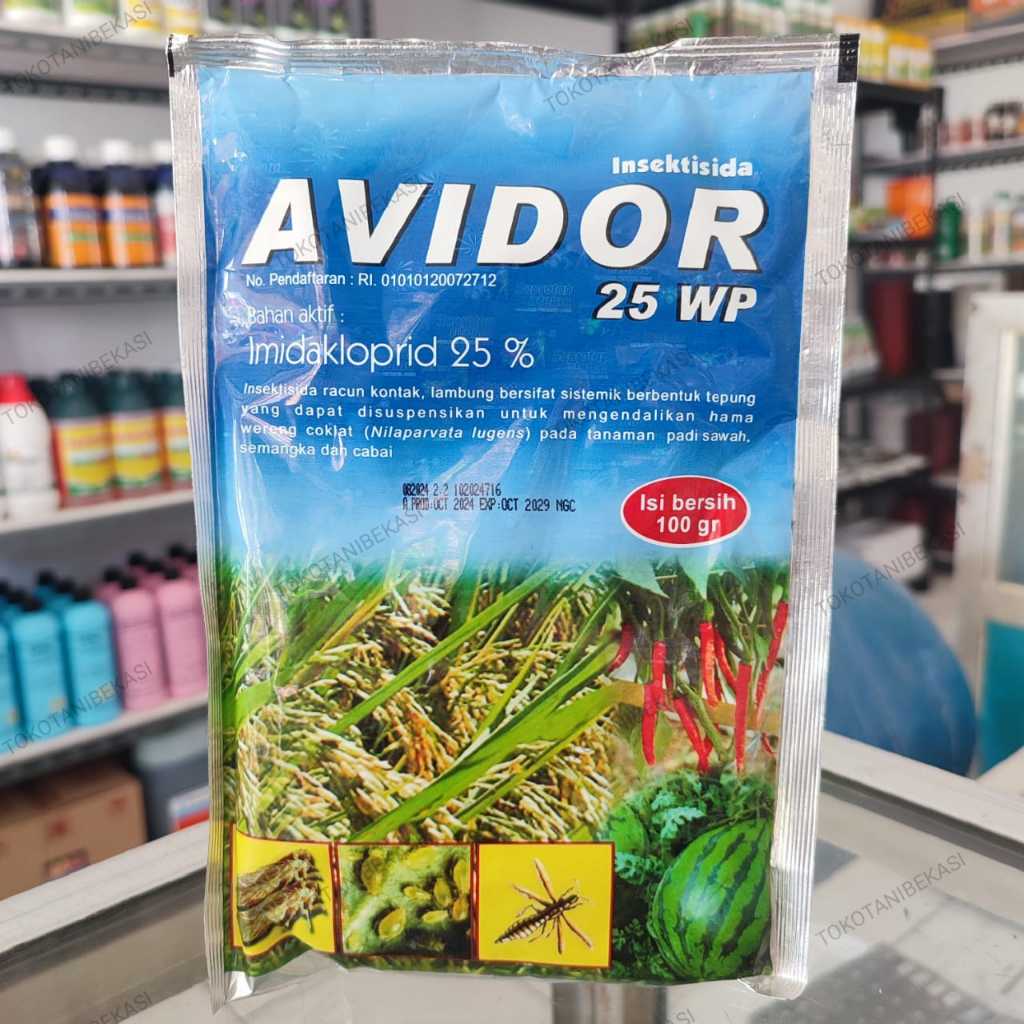 Jual INSEKTISIDA AVIDOR 25WP 100GR untuk mengendalikan hama wereng ...