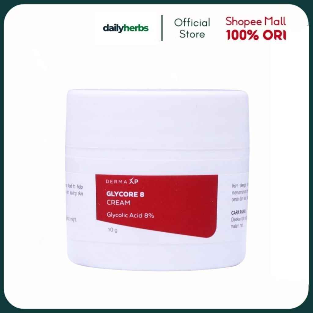 Jual Derma XP Glycore 8% Cream Isi 10 Gram Tube | Shopee Indonesia