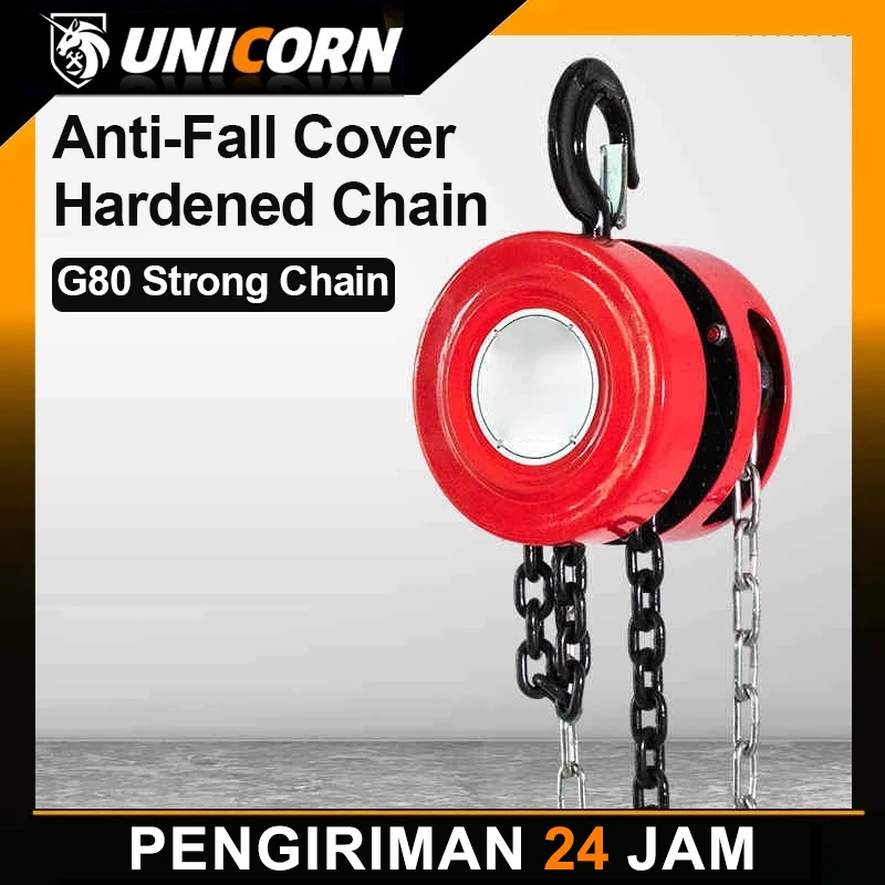 Jual CHAIN BLOCK MANUAL 1 TON 2 TON - Katrol Rantai Heavy Duty untuk ...