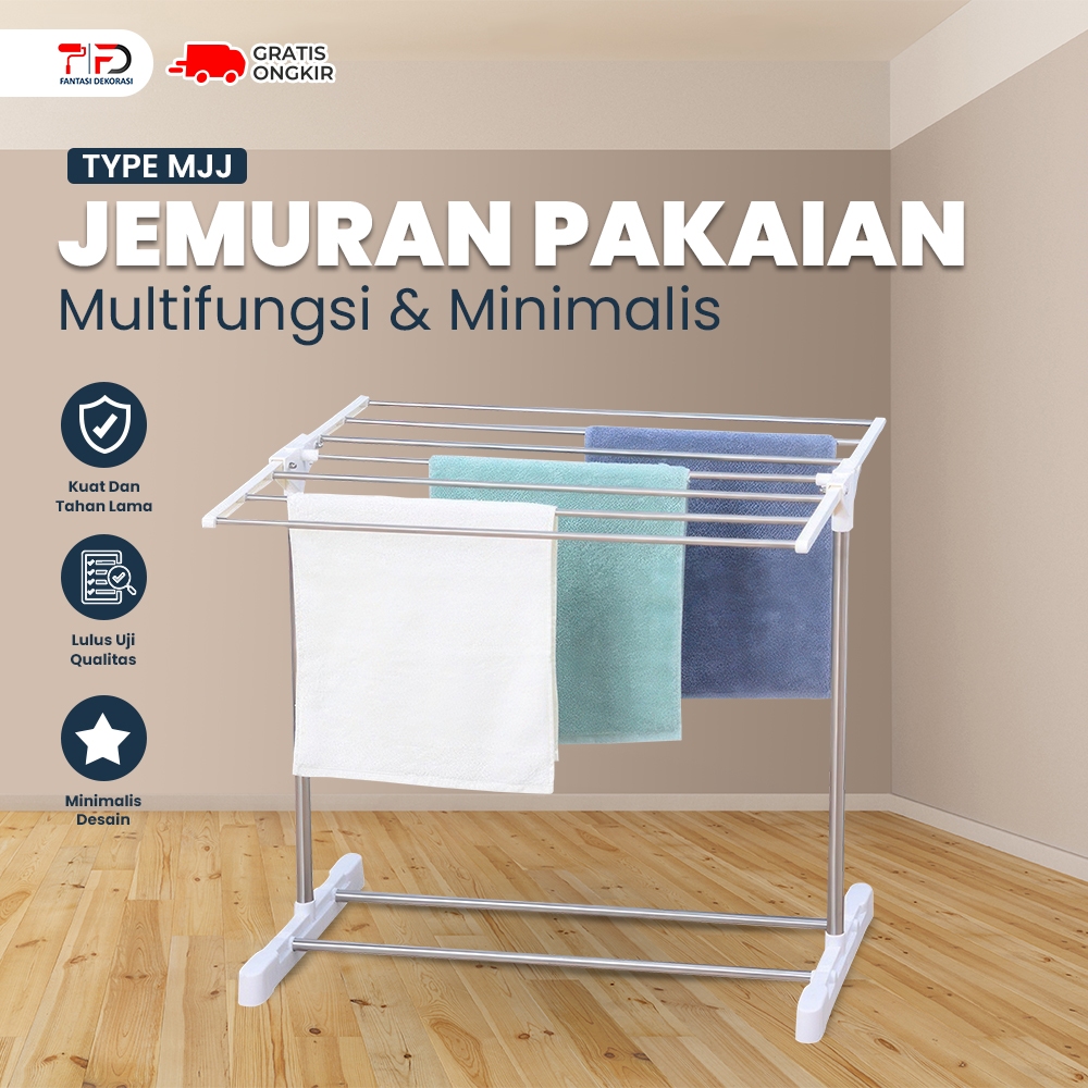 Jual Rak handuk Jemuran handuk multifungsi gantungan Handuk pakaian Rak ...
