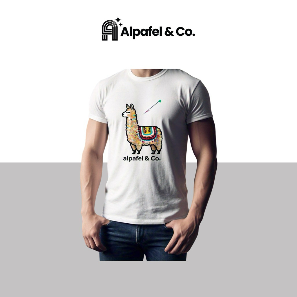 Jual Alpafel & Co. Tshirt Motif Alpaca All Size Fit to L | Shopee Indonesia