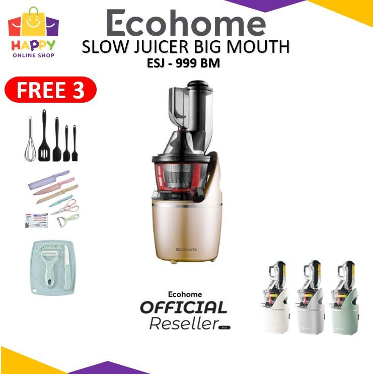 [Packing Kayu] Ecohome Slow Juicer Big Mouth ESJ999 BM