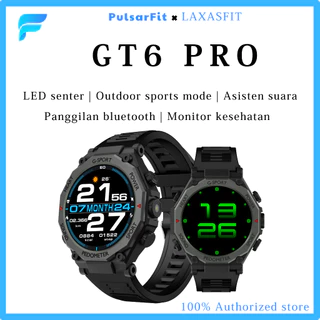 Jam tangan pintar pria GT6pro PulsarFit  smartwatch GT6 Pro Minimalis Kesehatan  Bluetooth  Monitor Kesehatan  sport smartwatch Tahan Cipratan Air